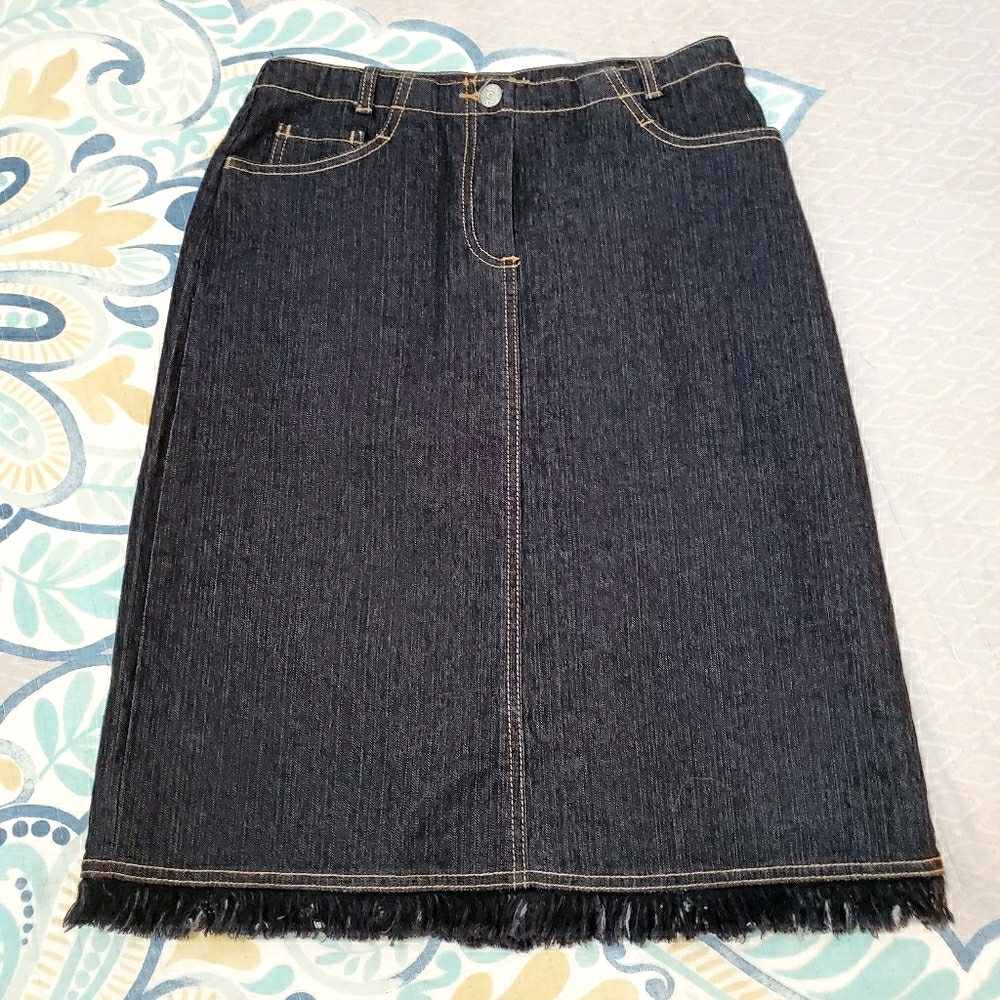 CAbi denim skirt